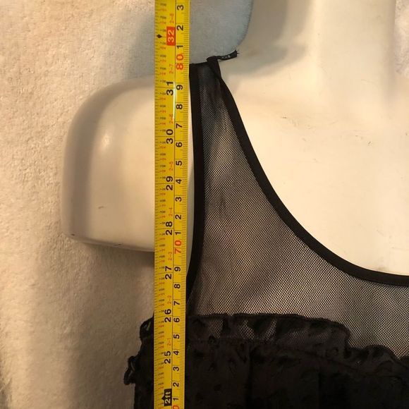 Roxy Beca Size S Black heart lace - Picture 3 of 10